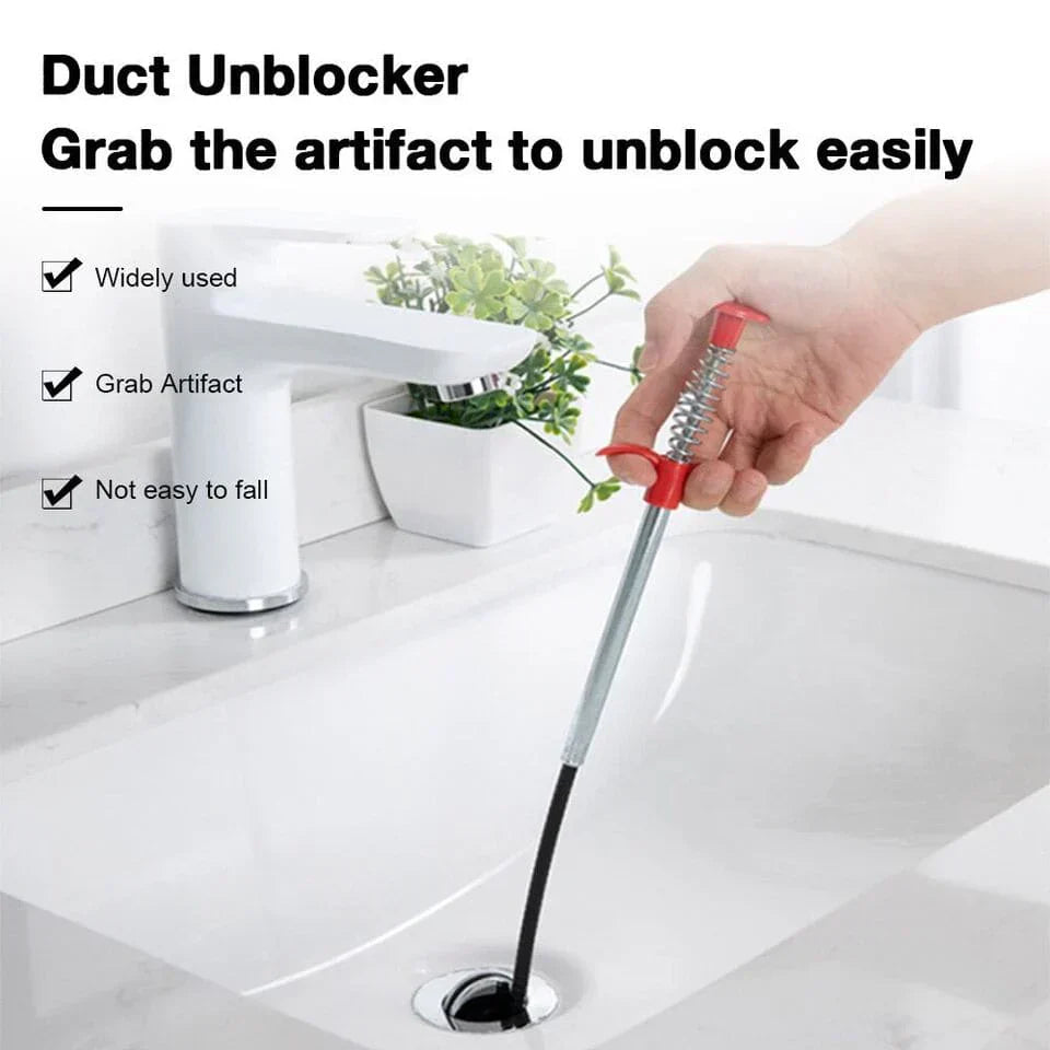 Drain Sink Spring Pipe Clog Remover Cleaning Tool, Drain Sink Rod