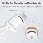 Electric Eyelash Curler, Quick Heated Eyelashes Curler, Rechargeable Long Lasting Curling Tool, Portable Electric Heated Comb, Thermal Eyelash Curler Makeup Tools, Natural Lashes Handheld Eyelash Heated Curler