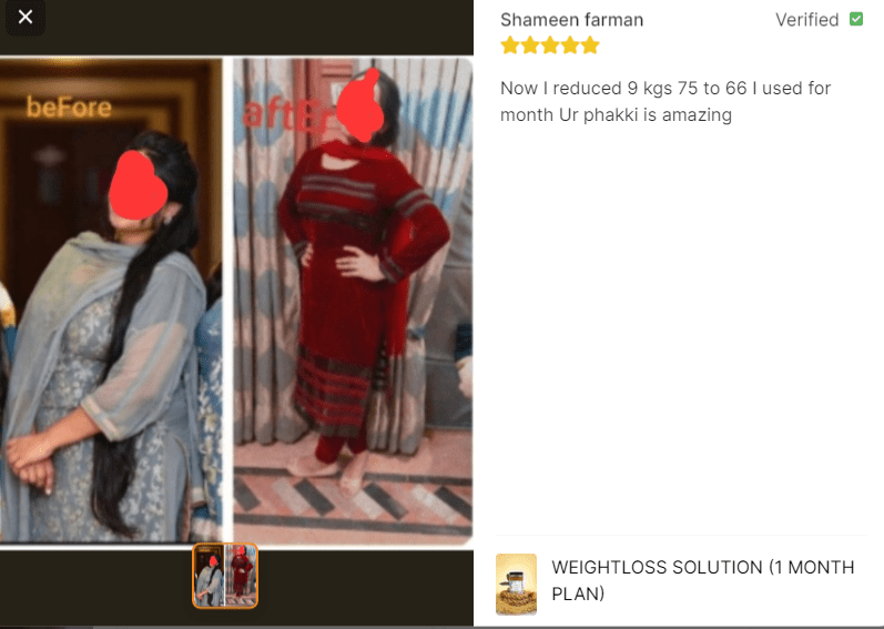 Feel lighter (Plain For 1 month)